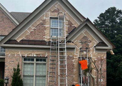 An image of an exterior painting project done by Mike's Quality Painting LLC.