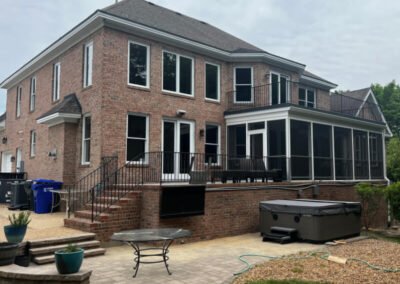 An image of an exterior painting project done by Mike's Quality Painting LLC.